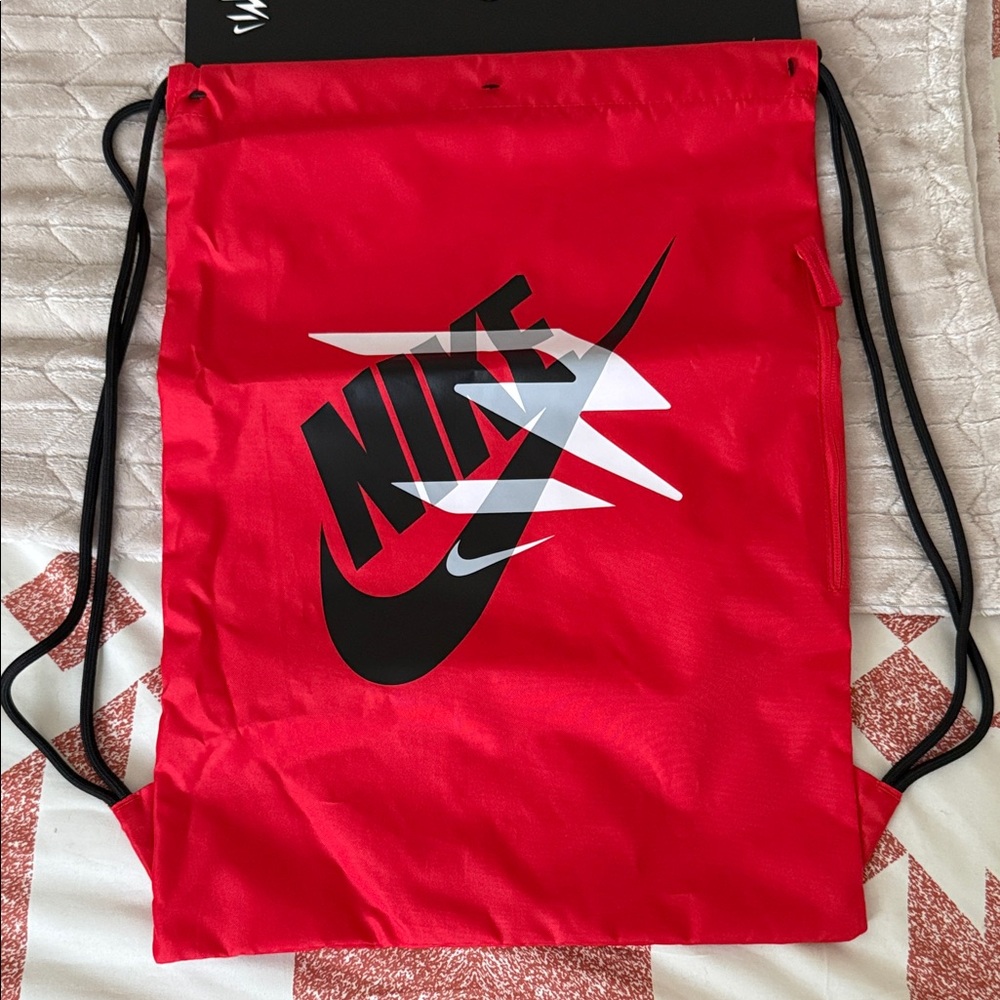 Nike Bold Red Drawstring unisex Backpack